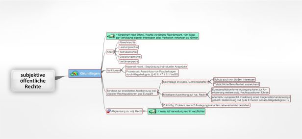 Schema subjektive öffentliche Rechte
