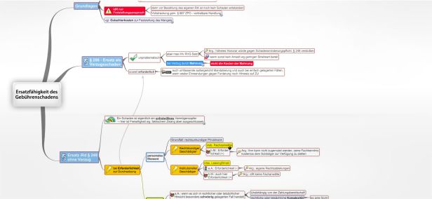 Schema Ersatzfähigkeit des Gebührenschadens
