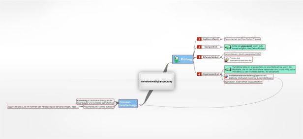 Schema Verhältnismäßigkeitsprüfung